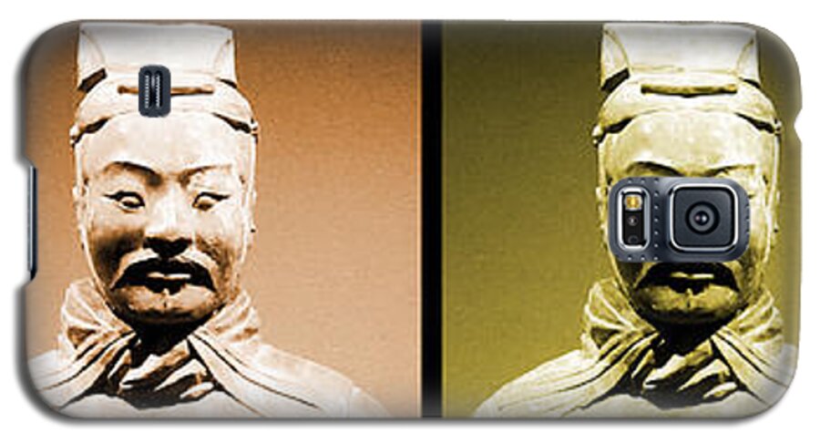 Richard Reeve Galaxy S5 Case featuring the photograph Terracotta warrior army of Qin Shi Huang Di - ROYG by Richard Reeve