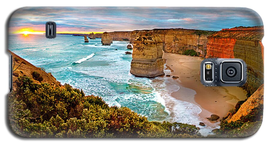 12 Apostles Galaxy S5 Case featuring the photograph The Apostles Sunset by Az Jackson