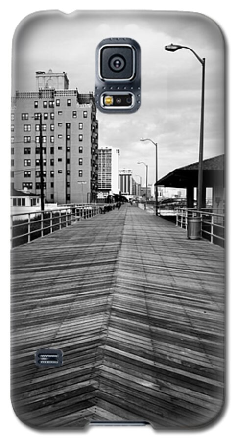 The Boardwalk Galaxy S5 Case featuring the photograph The Boardwalk by Linda Sannuti