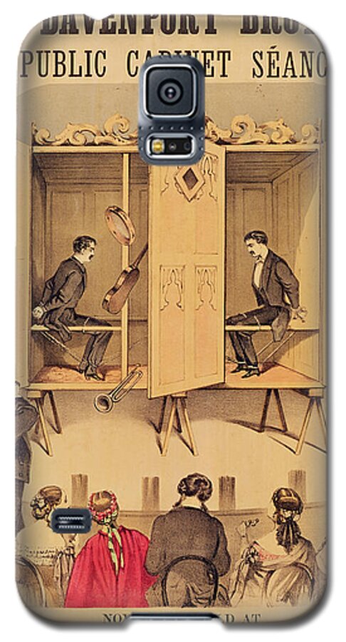 Magic Galaxy S5 Case featuring the painting The Davenport Brothers by English School