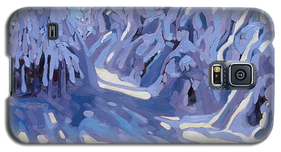 782 Galaxy S5 Case featuring the painting The Day After the Storm by Phil Chadwick