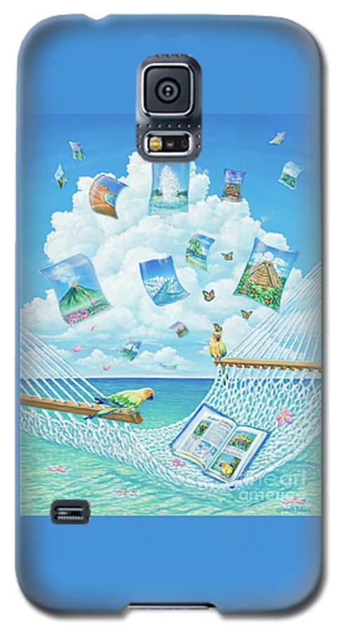 Hammock Galaxy S5 Case featuring the painting The Destinations of a Dream by Elisabeth Sullivan