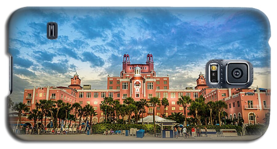 Florida Galaxy S5 Case featuring the photograph The Don Cesar by Marvin Spates