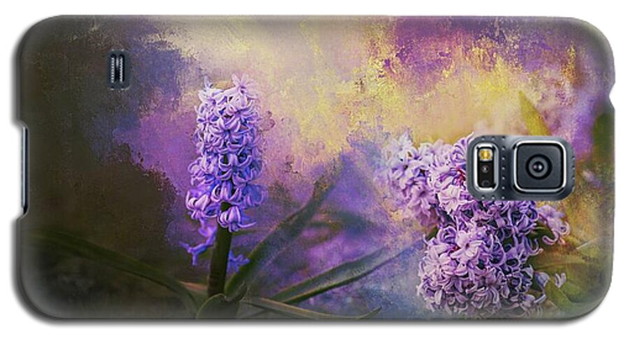 Hyacinths Galaxy S5 Case featuring the photograph The Earth Laughs in Flowers by Eva Lechner