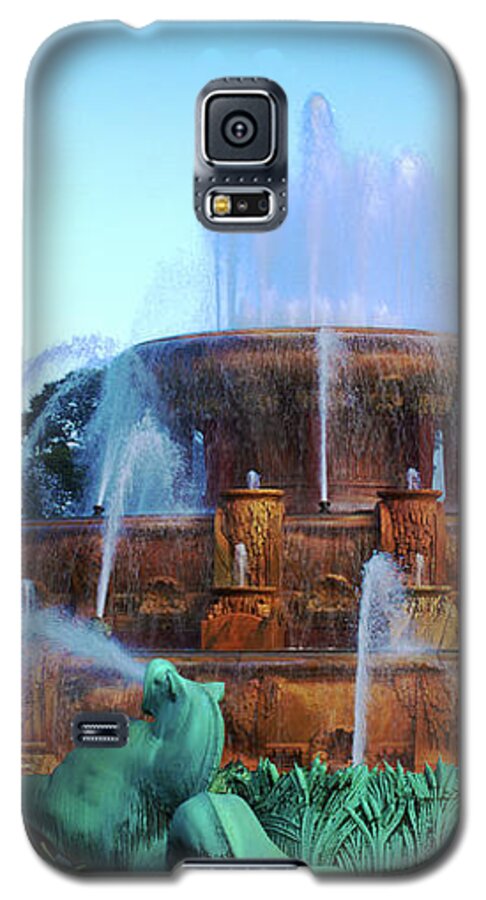 Fountain Galaxy S5 Case featuring the photograph the Fountain by Milena Ilieva
