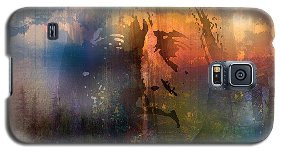 Native American Galaxy S5 Case featuring the painting The Four Directions by Paul Sachtleben