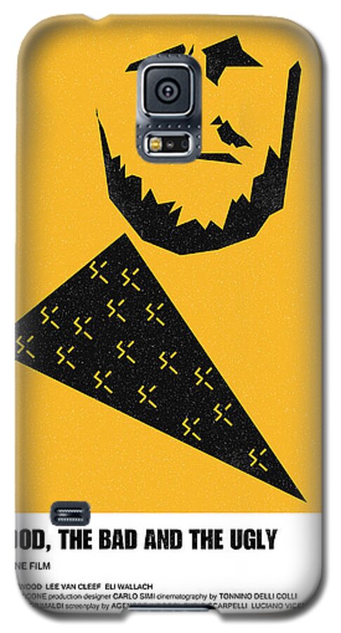 Clint Eastwood Galaxy S5 Case featuring the digital art The Good Bad Ugly Clint Eastwood Poster by IamLoudness Studio