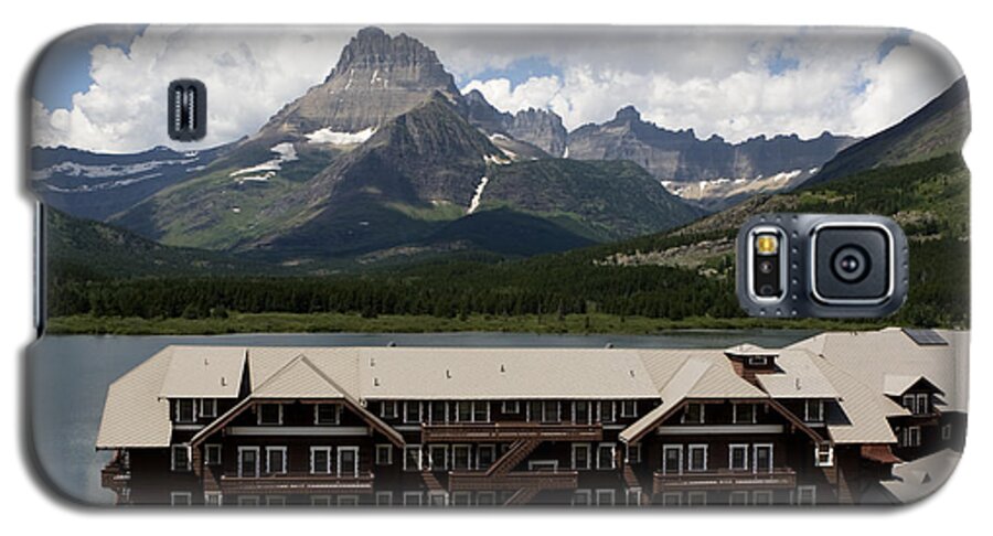 Many Glacier Lodge Galaxy S5 Case featuring the photograph The Hills Are Alive by Lorraine Devon Wilke