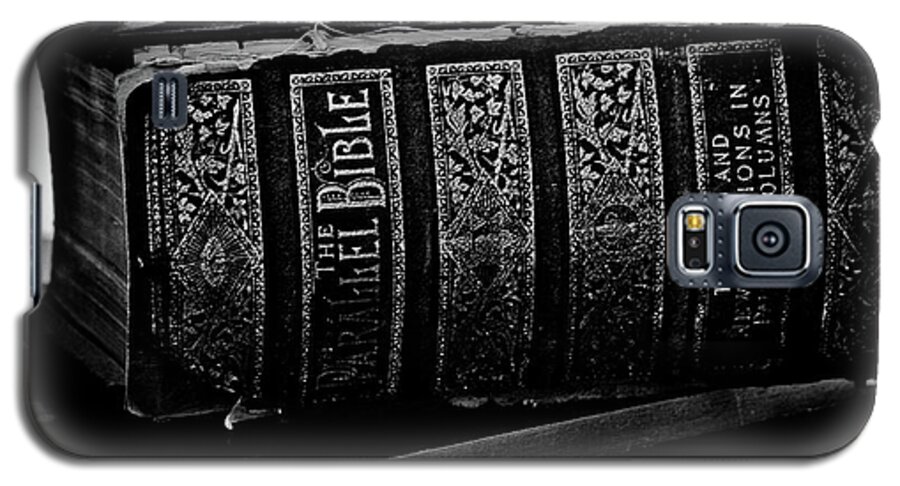 The Holy Bible Galaxy S5 Case featuring the photograph The Holy Bible by Joann Copeland-Paul