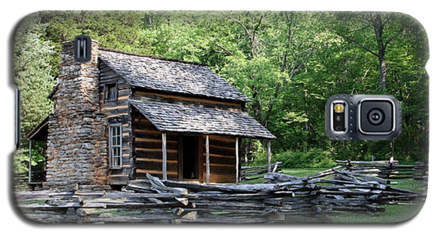Cabin Galaxy S5 Case featuring the photograph The John Oliver Place by George Jones