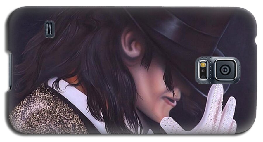 The King Of Pop Galaxy S5 Case featuring the painting The King of Pop by Darren Robinson