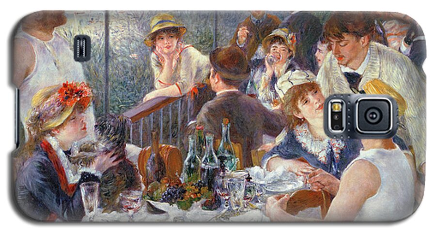 The Galaxy S5 Case featuring the painting The Luncheon of the Boating Party by Pierre Auguste Renoir