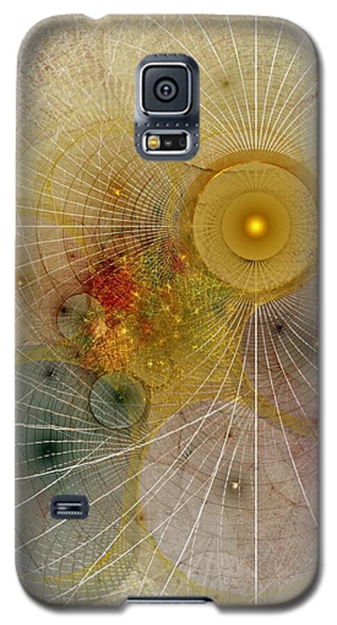 Abstract Galaxy S5 Case featuring the digital art The Mourning Of Persephone - Fractal Art by Nirvana Blues