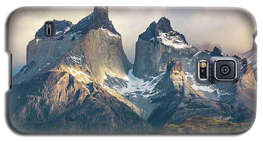 Mountain Galaxy S5 Case featuring the photograph The Peaks at Sunrise by Andrew Matwijec
