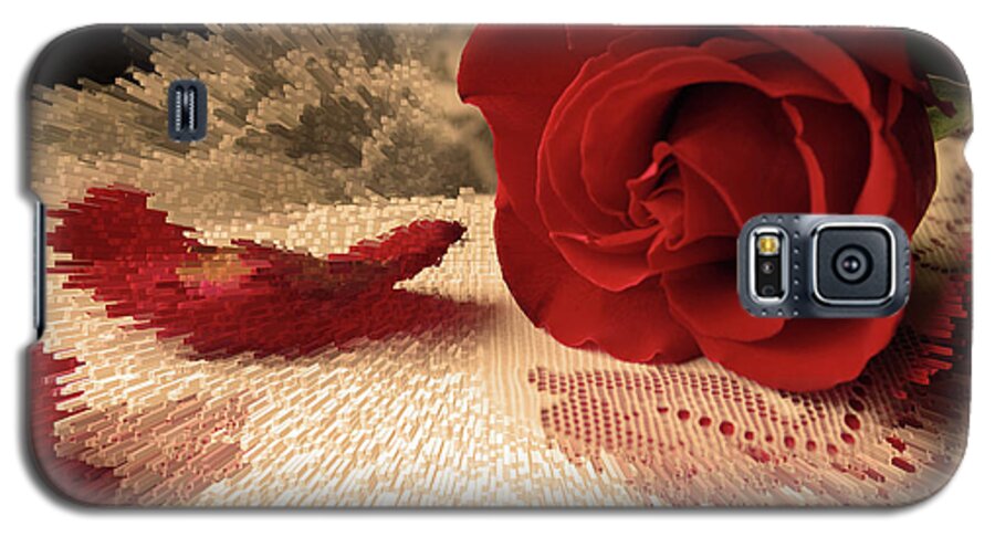 Rose Galaxy S5 Case featuring the photograph The Rose by Bonnie Willis