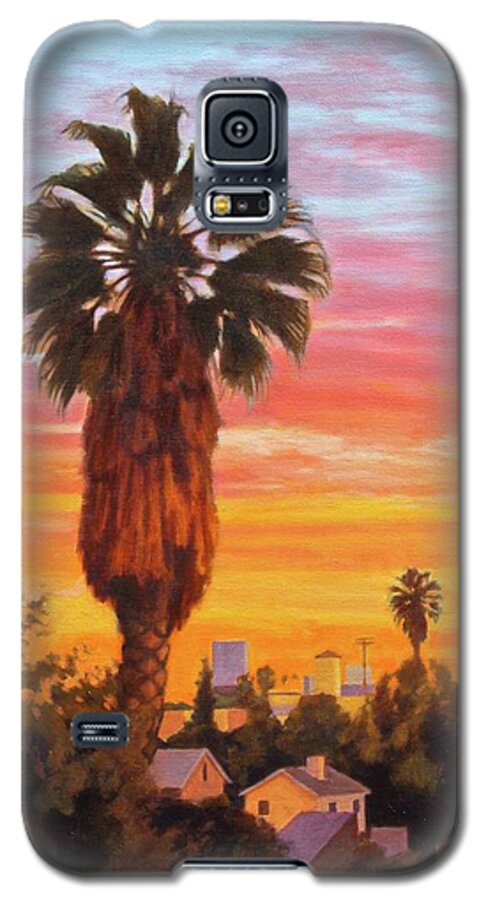 Los Angeles Galaxy S5 Case featuring the painting The Urban Jungle by Andrew Danielsen