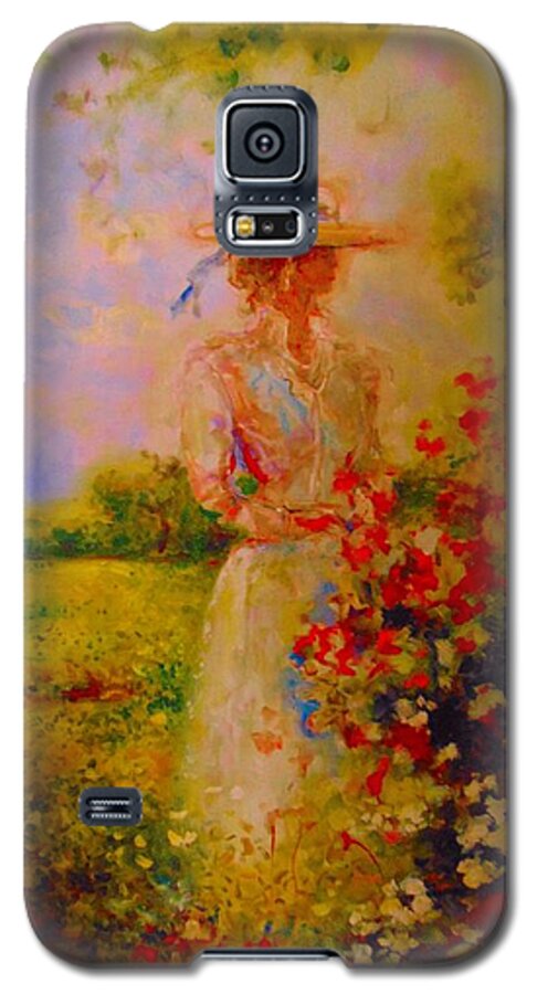 Landscape Galaxy S5 Case featuring the painting This Is A Good View by Emery Franklin