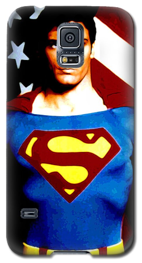 Superman Galaxy S5 Case featuring the digital art This is Superman by Saad Hasnain