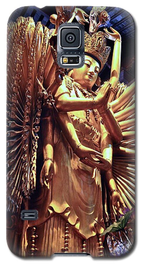 Buddha Galaxy S5 Case featuring the photograph Thousand Hands Buddha by Matt MacMillan