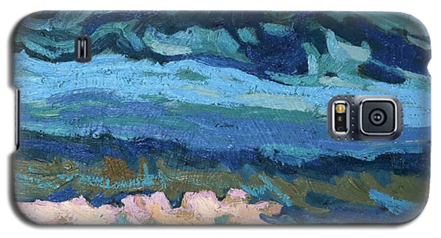 1950 Galaxy S5 Case featuring the painting Thunder Cloud by Phil Chadwick