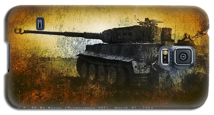 Tiger Tank Galaxy S5 Case featuring the digital art Tiger Tank by John Wills