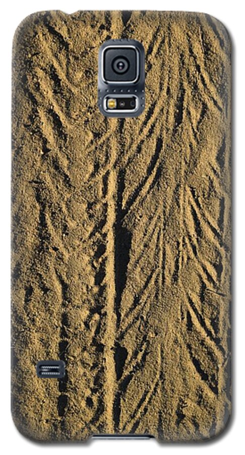 Tire Galaxy S5 Case featuring the photograph Tire Tracks by R Allen Swezey
