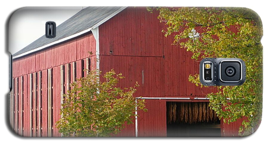 Tobacco Galaxy S5 Case featuring the photograph Tobacco Barn by Peggy King