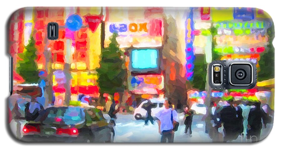 Tokyo Galaxy S5 Case featuring the painting Tokyo by Chris Armytage