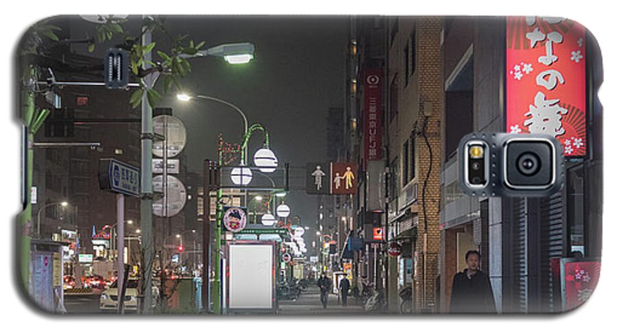 People Galaxy S5 Case featuring the photograph Tokyo Streets, Asakusa, Japan by Perry Rodriguez
