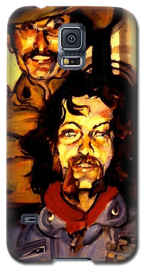 Tom Rienhart Galaxy S5 Case featuring the painting Tom and Doug by Les Leffingwell