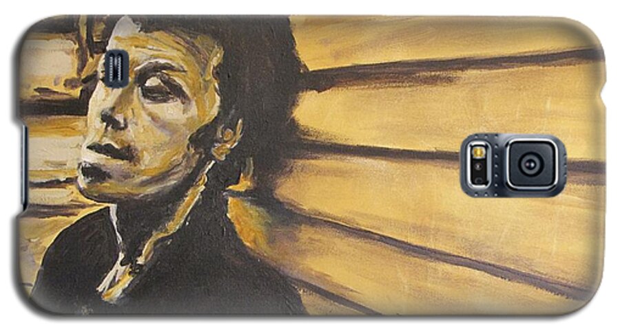 Tom Waits Galaxy S5 Case featuring the painting Tom Waits by Eric Dee