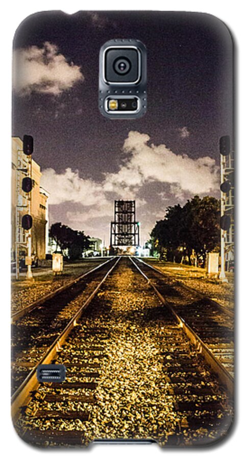 Train Galaxy S5 Case featuring the photograph Train Tracks by Mike Dunn