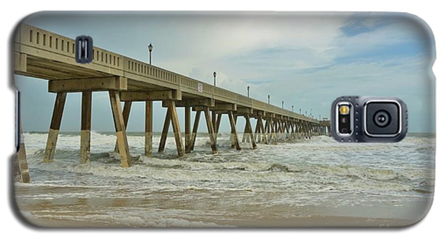Wrightsville Beach Galaxy S5 Case featuring the photograph Tropical Storm Ana 1 by Bob Sample