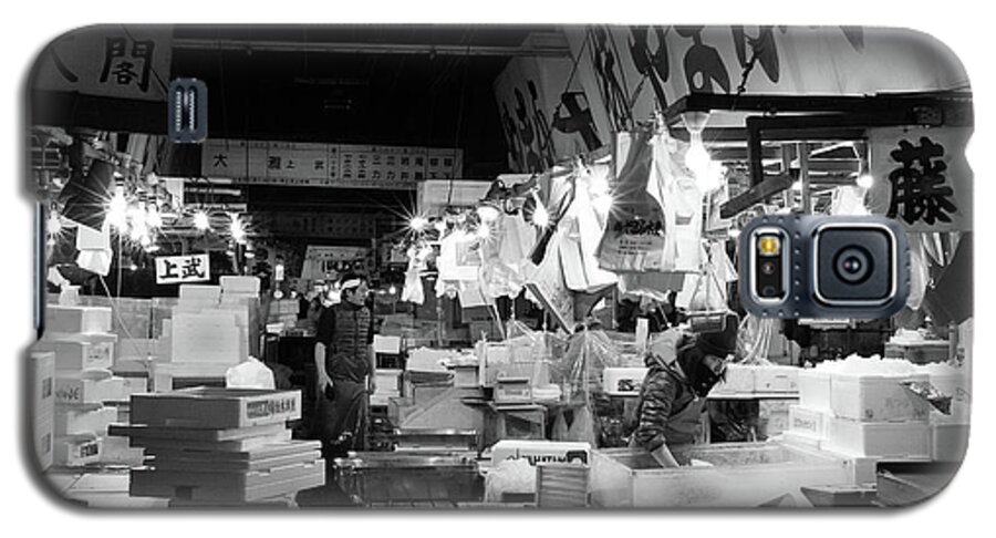 People Galaxy S5 Case featuring the photograph Tsukiji Shijo, Tokyo Fish Market, Japan 3 by Perry Rodriguez