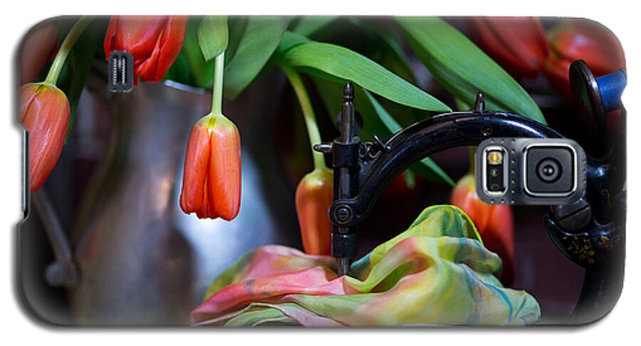 Flower Galaxy S5 Case featuring the photograph Tulips by Sharon Jones