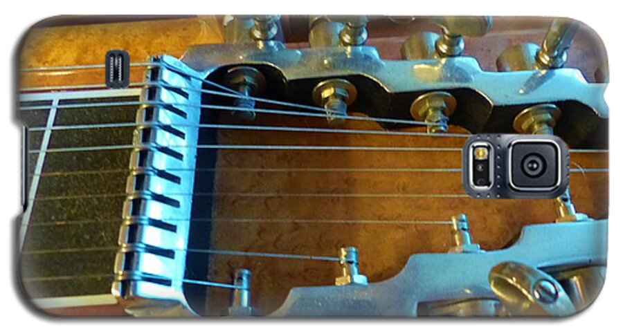 Vintage Unknow Galaxy S5 Case featuring the photograph Tuning Pegs on Sho-Bud Pedal Steel Guitar by Rosanne Licciardi