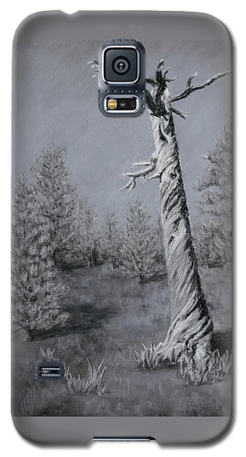Landscape Galaxy S5 Case featuring the painting Twisted by Nancy Jolley