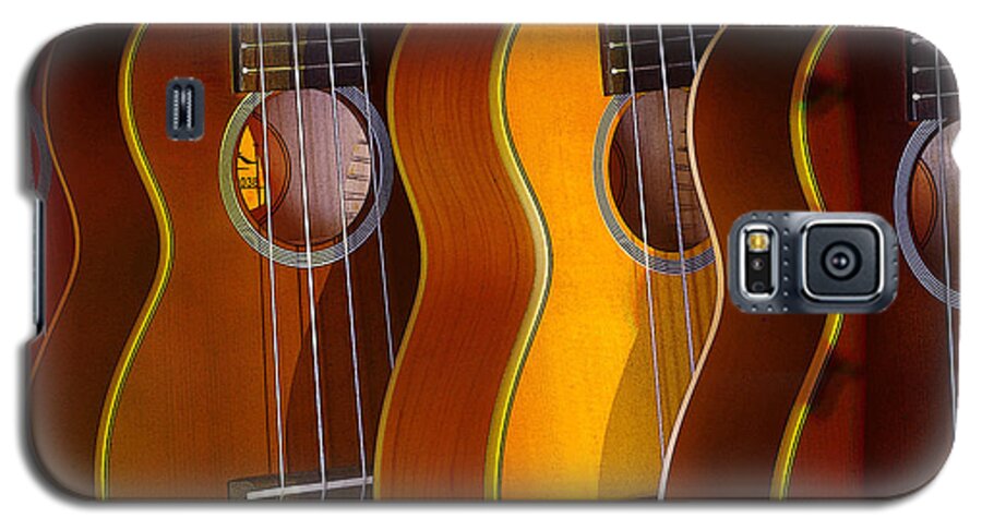 Ukes Galaxy S5 Case featuring the photograph Ukes by Jim Mathis