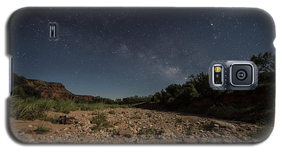 Moonscape Galaxy S5 Case featuring the photograph Under The Moon by Melany Sarafis