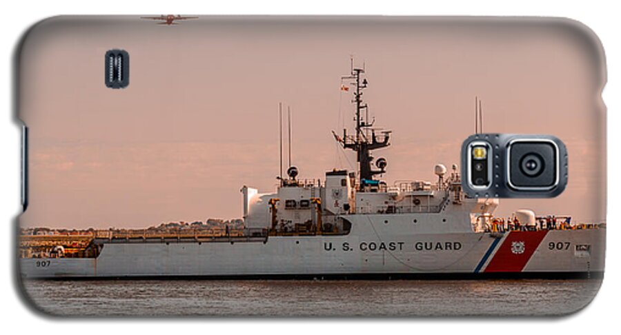 Coast Guard Galaxy S5 Case featuring the photograph United States Coast Guard Cutter Escanaba WMEC-907 by Brian MacLean