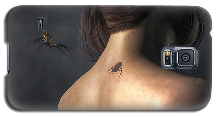 Vampire Spider Galaxy S5 Case featuring the digital art Vampire Spider by Daniel Eskridge