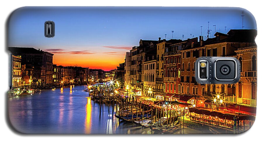 Venice Galaxy S5 Case featuring the photograph Venice at Twilight by Andrew Soundarajan