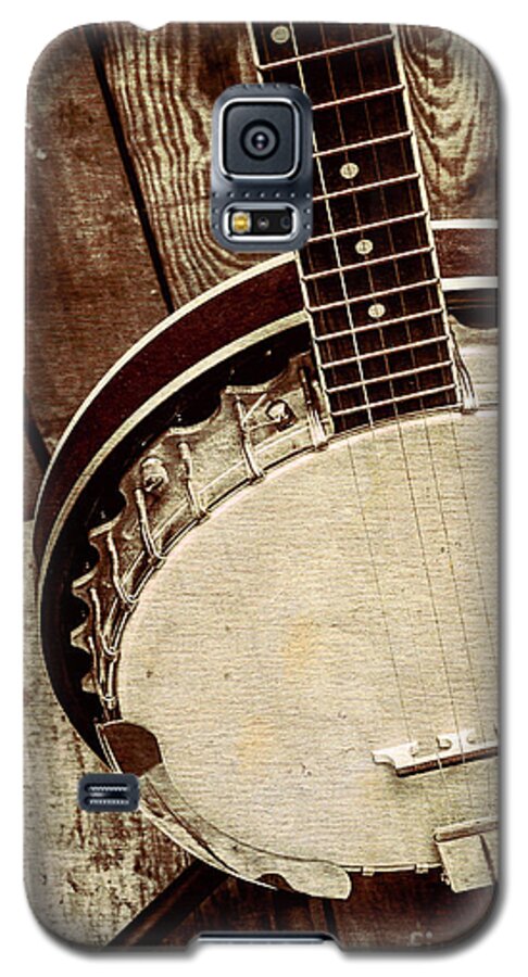 String Galaxy S5 Case featuring the photograph Vintage banjo barn dance by Jorgo Photography