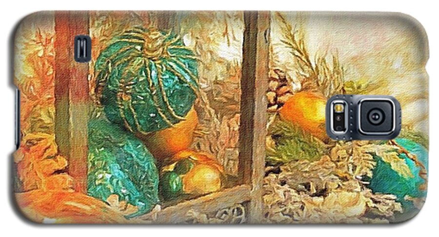 Lantern Galaxy S5 Case featuring the photograph Vintage Holiday Vignette 1 by Diane Lindon Coy