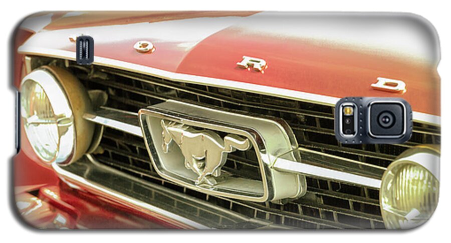 Mustang Galaxy S5 Case featuring the photograph Vintage Mustang by Caitlyn Grasso