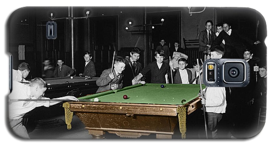 Pool Hall Galaxy S5 Case featuring the photograph Vintage Pool Hall by Andrew Fare