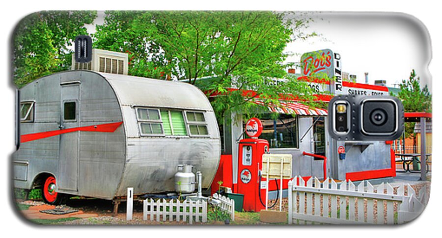Crown Galaxy S5 Case featuring the photograph Vintage Trailer and Diner in Bisbee Arizona by Charlene Mitchell