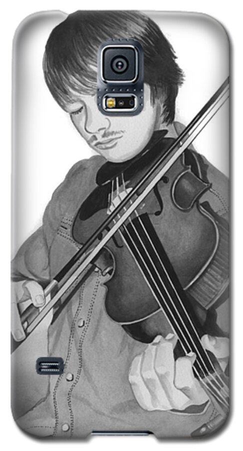 Viola Galaxy S5 Case featuring the painting Viola Master by Ferrel Cordle