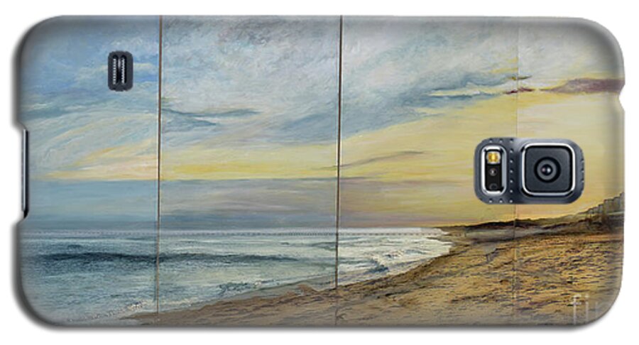 Virginia Beach Galaxy S5 Case featuring the painting Virginia Beach Bayside by Sandra Nardone