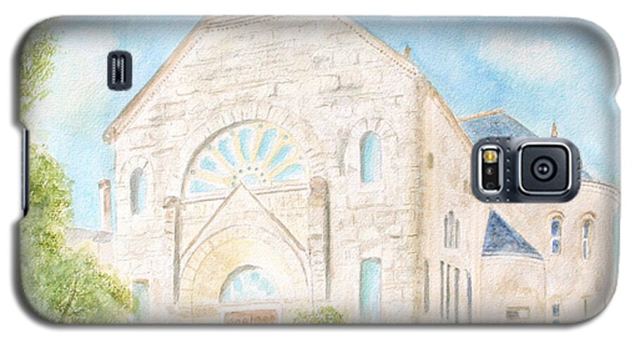 Monastery Galaxy S5 Case featuring the painting Visitation Monastery Mobile Alabama by Jerry Fair